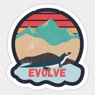 Evolve amphibian ancestor Sticker